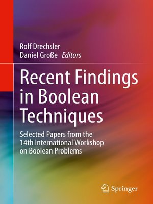 cover image of Recent Findings in Boolean Techniques